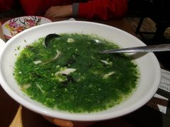 荠菜菌菇冬笋-新白鹿餐厅(银泰西湖文化广场店)