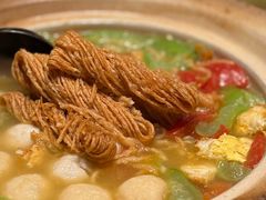 丝瓜鱼丸炖馓子-永安鱼庄·镇江菜(东吴路店)