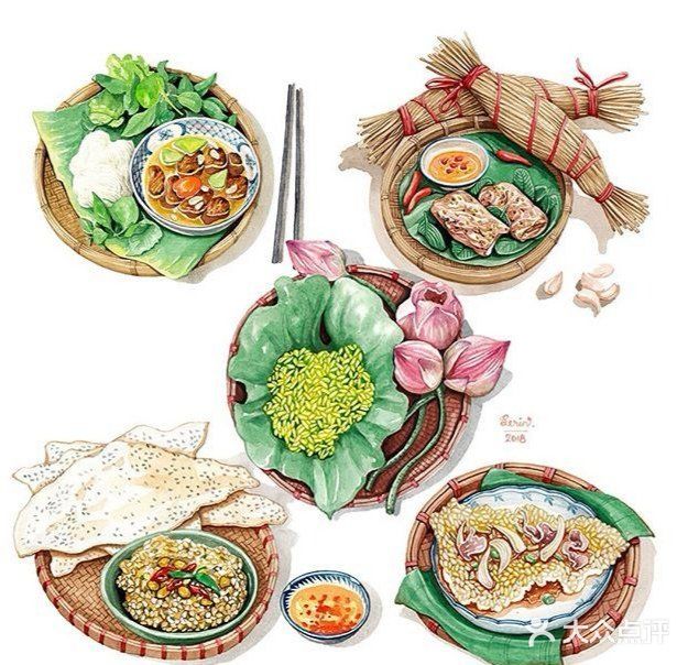 手绘可口的美食[调皮]～