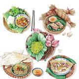 手绘可口的美食[调皮]～