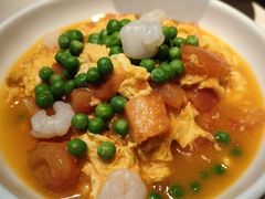 番茄虾仁炒蛋-老头儿油爆虾(金沙印象城店)