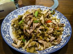 雪菜鱿鱼-天台徐家小吃