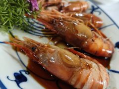 琥珀花雕熟醉虾-明本海鲜大排档·鱼生海鲜烧烤宵夜(陈家祠店)