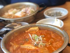 猪颈肉泡菜汤-金北顺大锅家(신사본점)