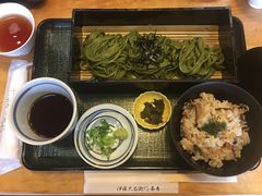 抹茶冷荞面+什锦炒饭套餐-伊藤久右卫门(宇治本店)