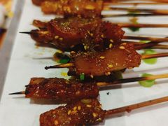 烤猪皮串-木屋烧烤(万德庄店)