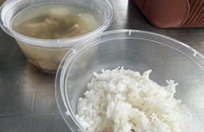 Self-service Plain Rice and Soup