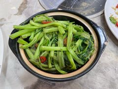 虾酱啫通菜-富来美食(成发大厦店)