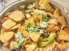 土豆炕羊排-老字号老马炕锅烤肉城