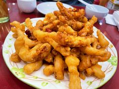 炸鱿鱼条-天伦海鲜·老味道·青岛菜(栈桥天主教堂店)