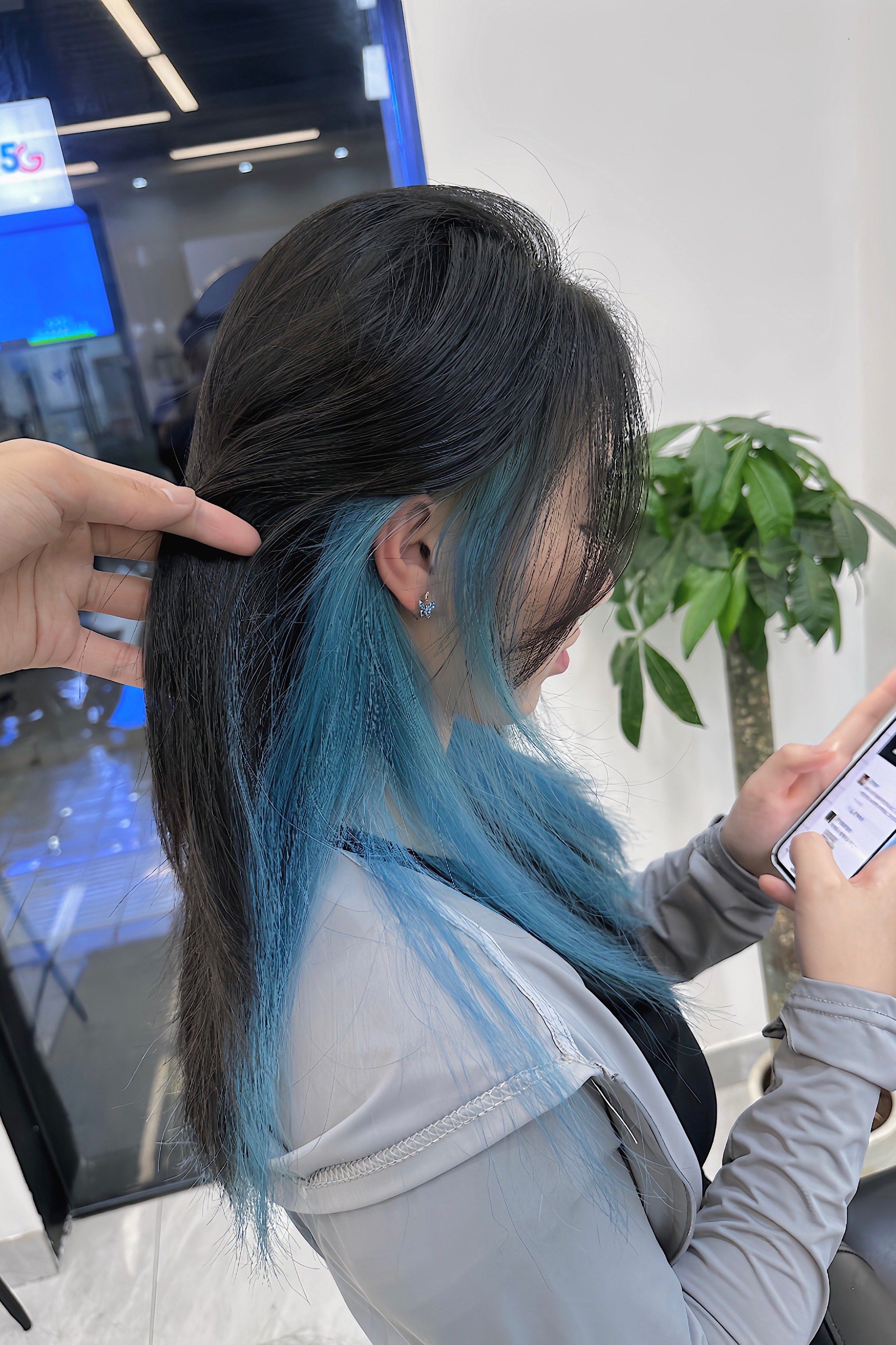 染完被夸爆的挂耳染⛱️洋气又显白‼️#晋江染发#挂耳染冰