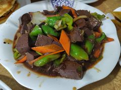 熘羊血-丽梅羊汤土菜馆(河畔花园店)