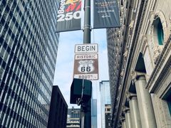 -66号公路起点牌