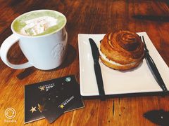 春意桃桃抹茶拿铁-星巴克(天津五大道店)