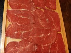 竹篮现切牛肉-在蜀里·一米肥牛老火锅(黄埔店)