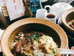窝蛋牛肉饼煲仔饭-红星光发煲仔饭(文海店)