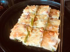 海鲜煎饼-雾山韩式烤肉·海南糟粕&椰子鸡火锅·海景餐厅(三亚绿发山海天JW万豪酒店)