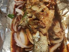 酱烤活鲈鱼-新白鹿餐厅(虹桥南丰城店)