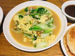 鸡蛋扇贝顿杭白菜-李连贵酒家熏肉大饼(昆明街店)