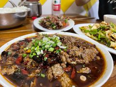 水煮牛肉片-九九牛肉馆(南山路店)