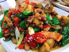 爆炒野生狗鱼块-煲来饱去冷水鱼