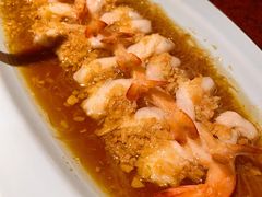 金银蒜蒸凤尾虾-绿茶餐厅(蓝色港湾店)