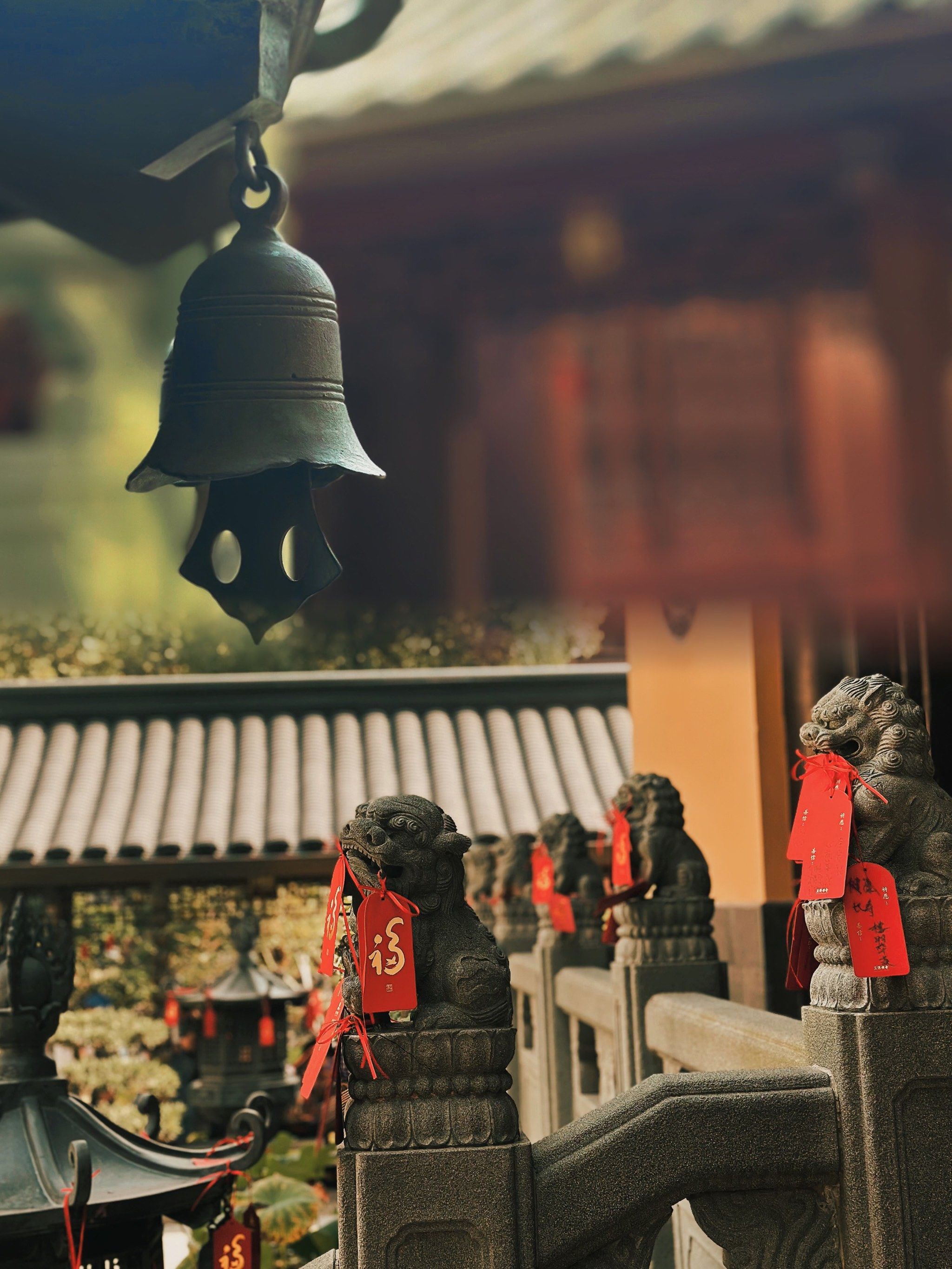 市区内非常古典宏伟的寺庙