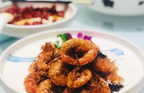 Pickled Mustard Green Stir-Fried Shrimp