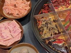 秘制九宫格红汤锅-重庆老灶火锅(红岭店)
