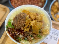 蛋冲牛肉豆腐脑-小豆海棠(嘉兴路店)