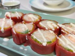 升级版墨鱼鲜虾红米肠-喜势点·糖沙翁手工茶点·本地人茶居(永庆坊店)