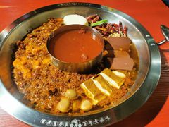 谭血鸭红锅底-谭鸭血老火锅(漳州路店)