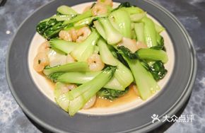 Shrimp with Baby Bok Choy