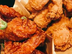 炸鸡翅一半一半-富乐满韩国正宗炸鸡韩国料理(虹泉路店)