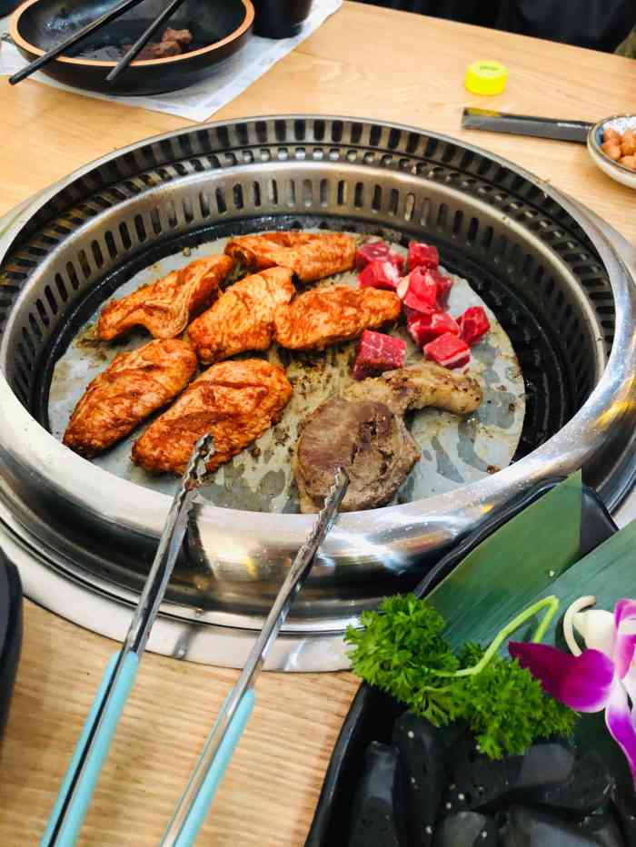 韩炉村61韩式炭火烤肉(爱琴海店)-"团购价格很便宜一家三口吃的饱饱