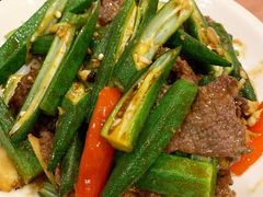 牛肉炒秋葵-胜记菜馆(文明路)