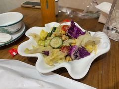 -东来菜馆•手抓海鲜家常菜•海鲜锅贴(鸽子窝店)