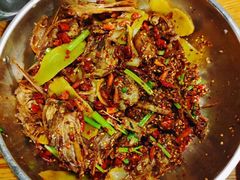 主打的干锅鸭头-安诚居干锅鸭头(八角店)