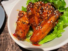 黑白芝麻鸡翅-Let's burger&pasta·非常汉堡·融合西餐(蓝色港湾店)