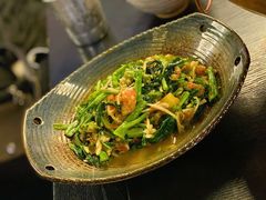 酸笋炒空心菜-浩海火燒雲傣家菜(静安芮欧店)