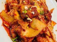 炒五花肉-包装马车·韩国料理·포장마차