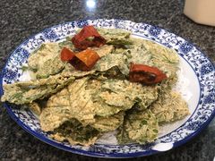 面拖桑树叶-天台徐家小吃