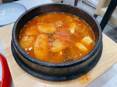 石锅泡菜汤-釜山美食韩国炸酱面(长大店)