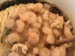 虾仁虾籽葱油拌面-朱洪元苏式面馆(绿宝广场店)