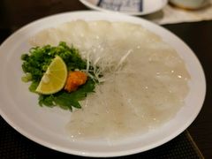 河豚鱼生鱼片-玄品河豚(那覇國際通里之関)