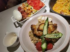 蒜香蘑菇鸡肉烩饭-秀儿家の小确幸花园西餐厅