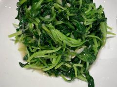 蒜蓉鸡毛菜-北李妈妈菜·海肠捞饭(开发区万达店)