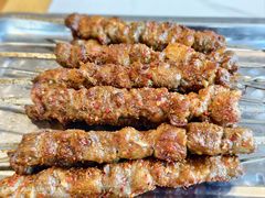 羊肉串-塞上渔乡·农家菜·虹鳟鱼