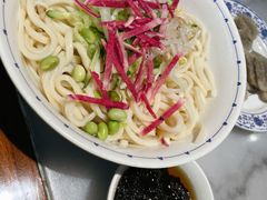 炸酱面下炸酱之前-海碗居(王府井店)