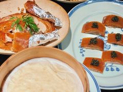 御品桂花香酥烤鸭配鱼籽酱-玖五京菜(杭州城北万象城店)